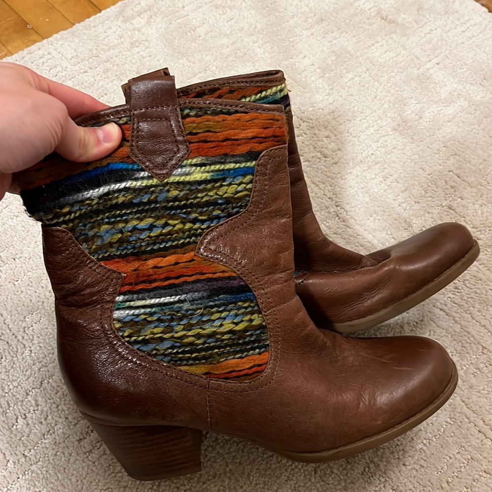 Bandolino | High Heel Dressy Leather Boots 8.5